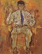 Egon Schiele Portrait of Albert Paris von Gutersloh France oil painting artist